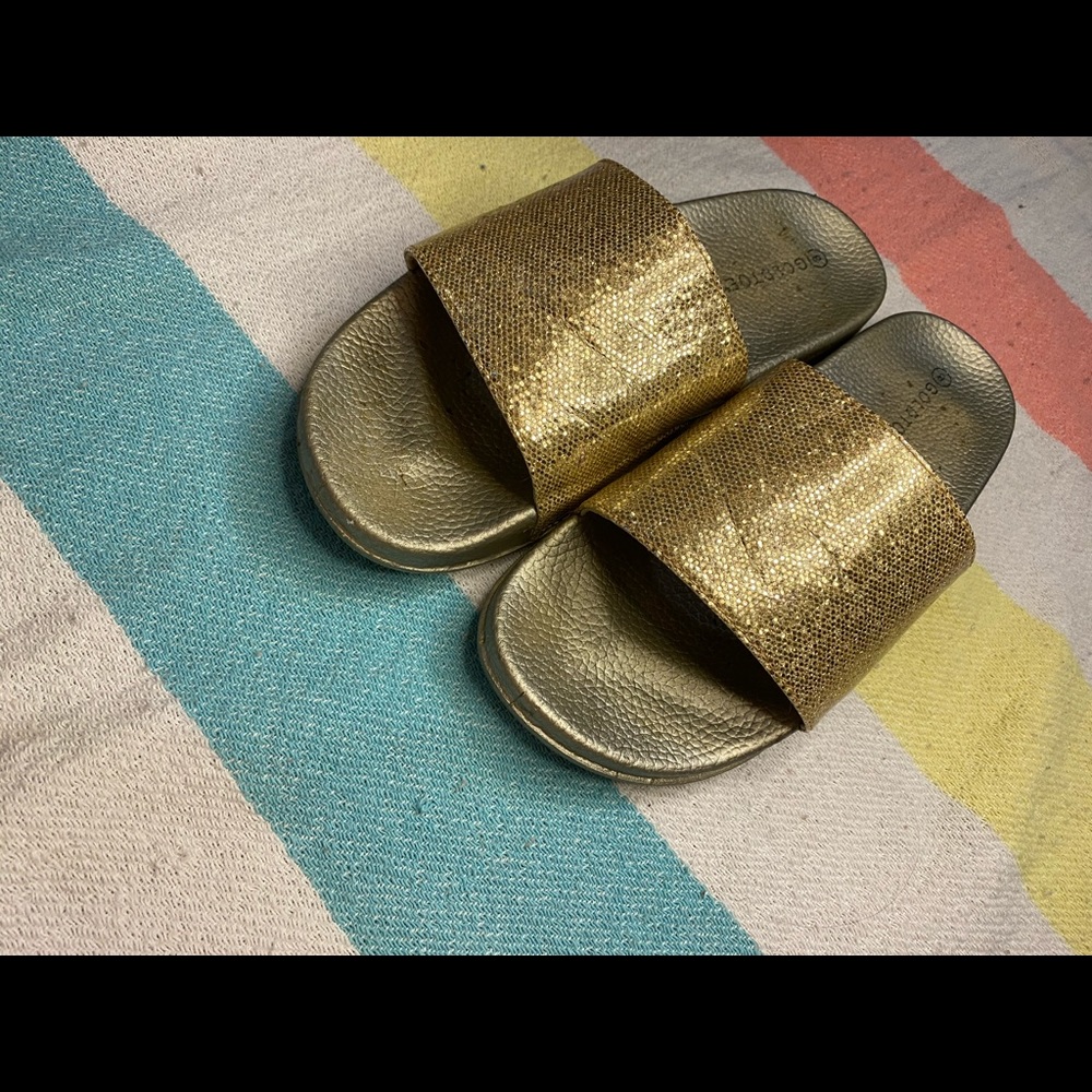 Glitter slides size 8